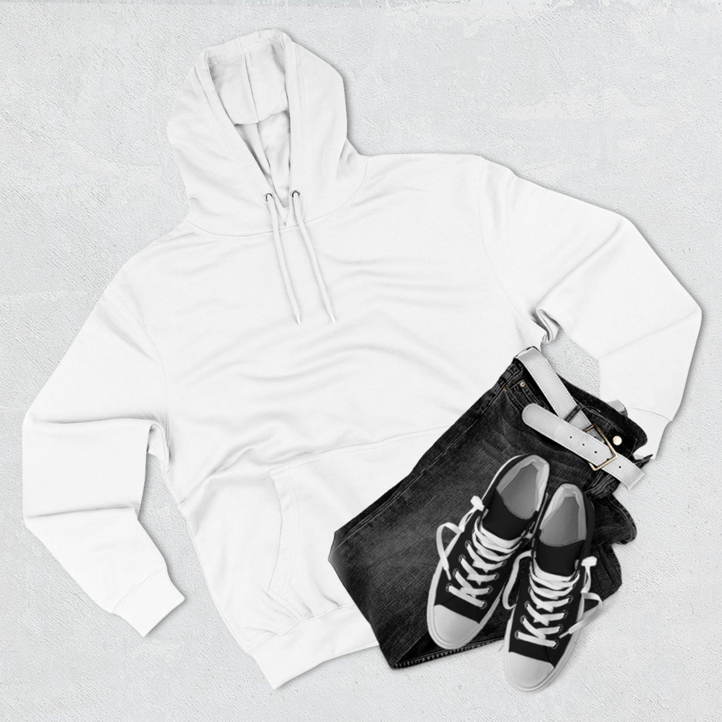 Cozy Graphic Fleece Hoodie with Heart Design