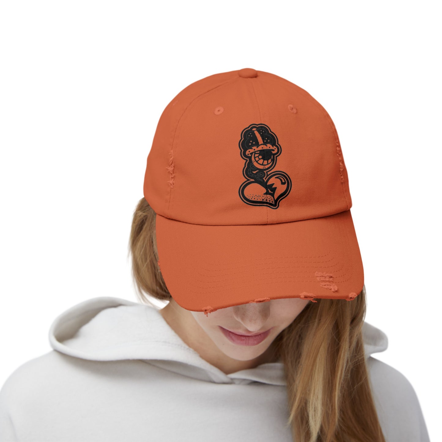 "Black Label" Unisex Distressed Cap by WildeTuna