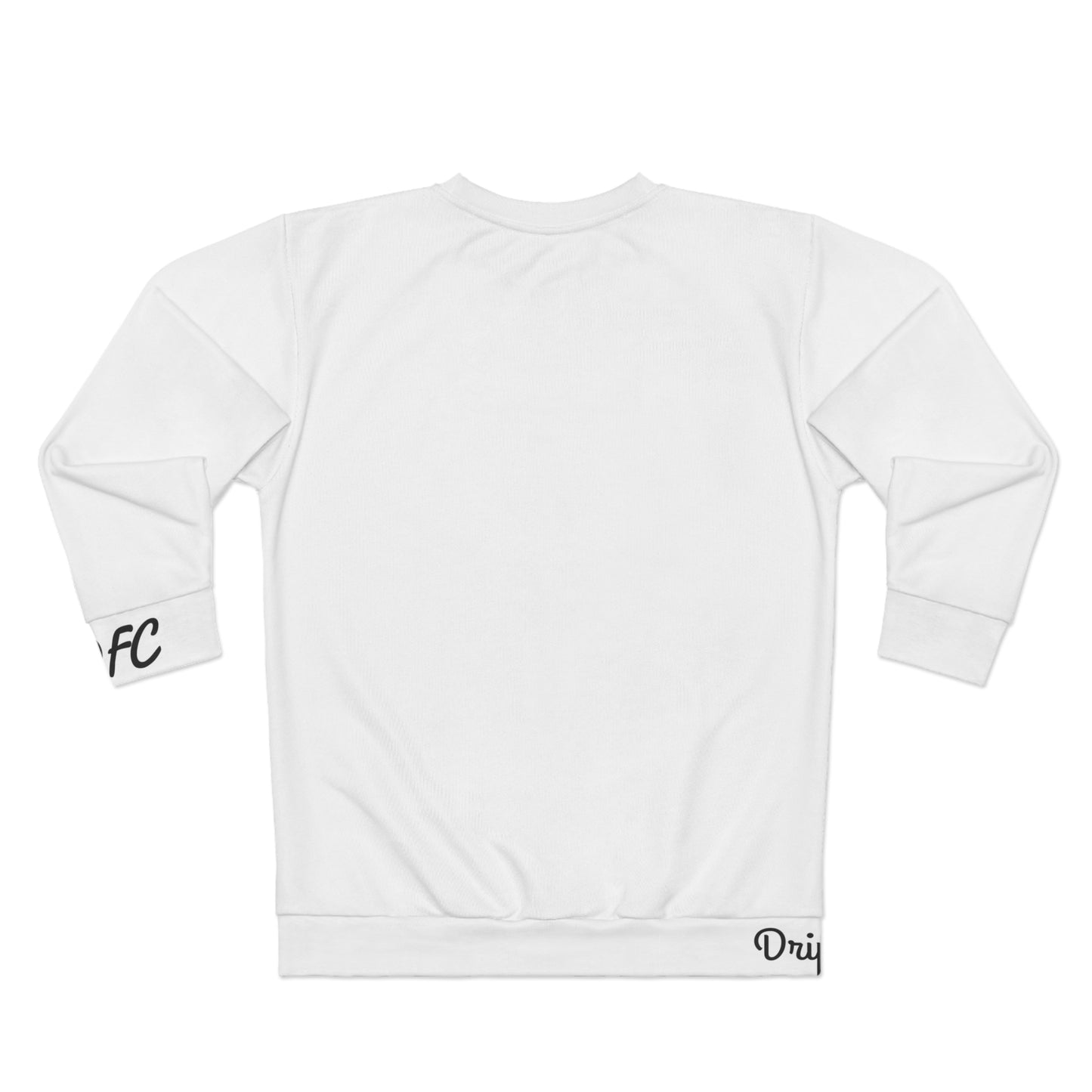 "Par 4" White Unisex Sweatshirt (AOP)