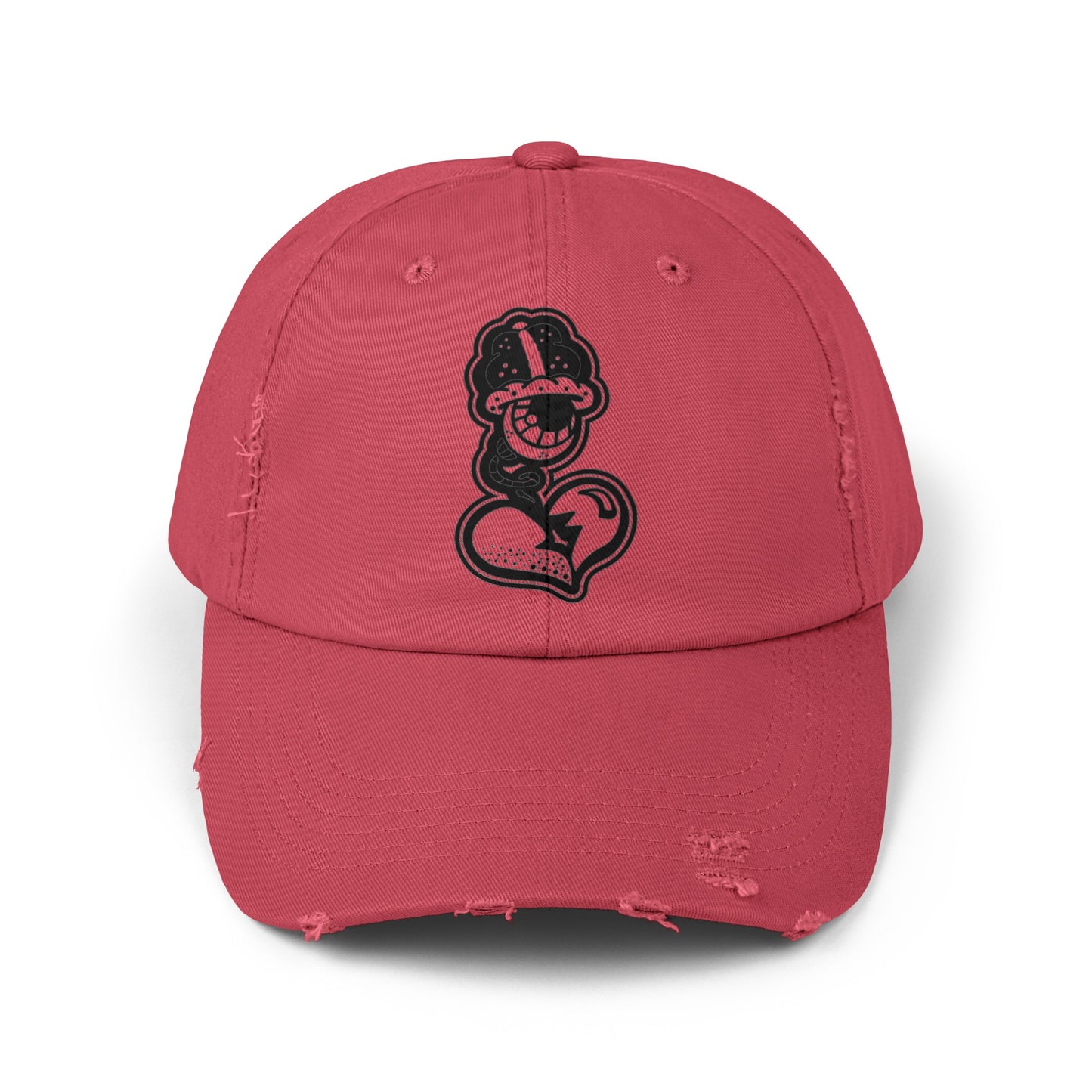 "Black Label" Unisex Distressed Cap by WildeTuna