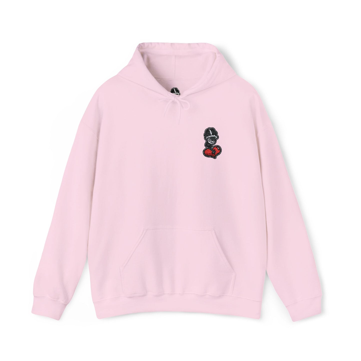 DFCollection™ Embroidered Hoodie - Cozy Heart Design for Everyday Comfort