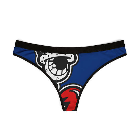 DrippyFish "First From God" Blue Thong Underwear