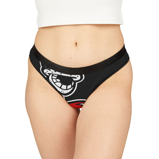 DrippyFish "First From God" Black Thong Underwear