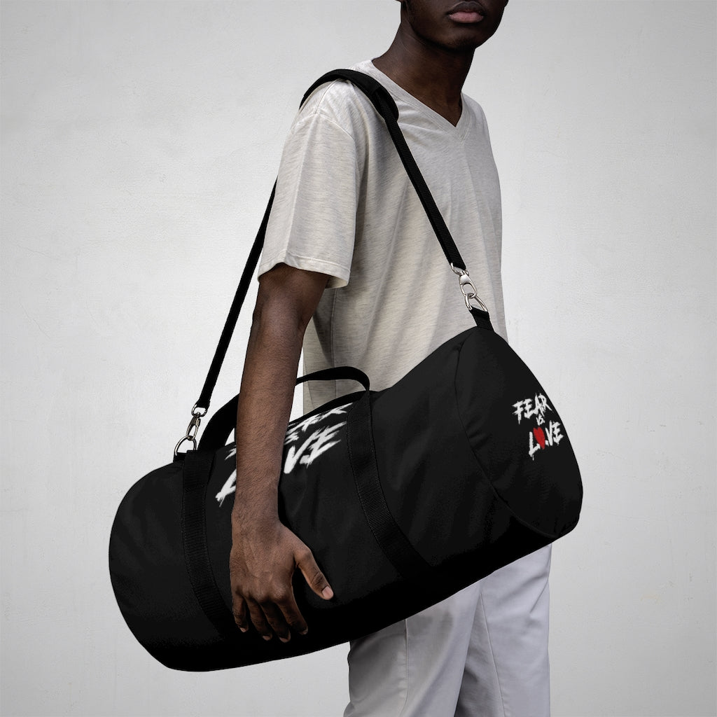 "Fear vs Love” Duffel Bag