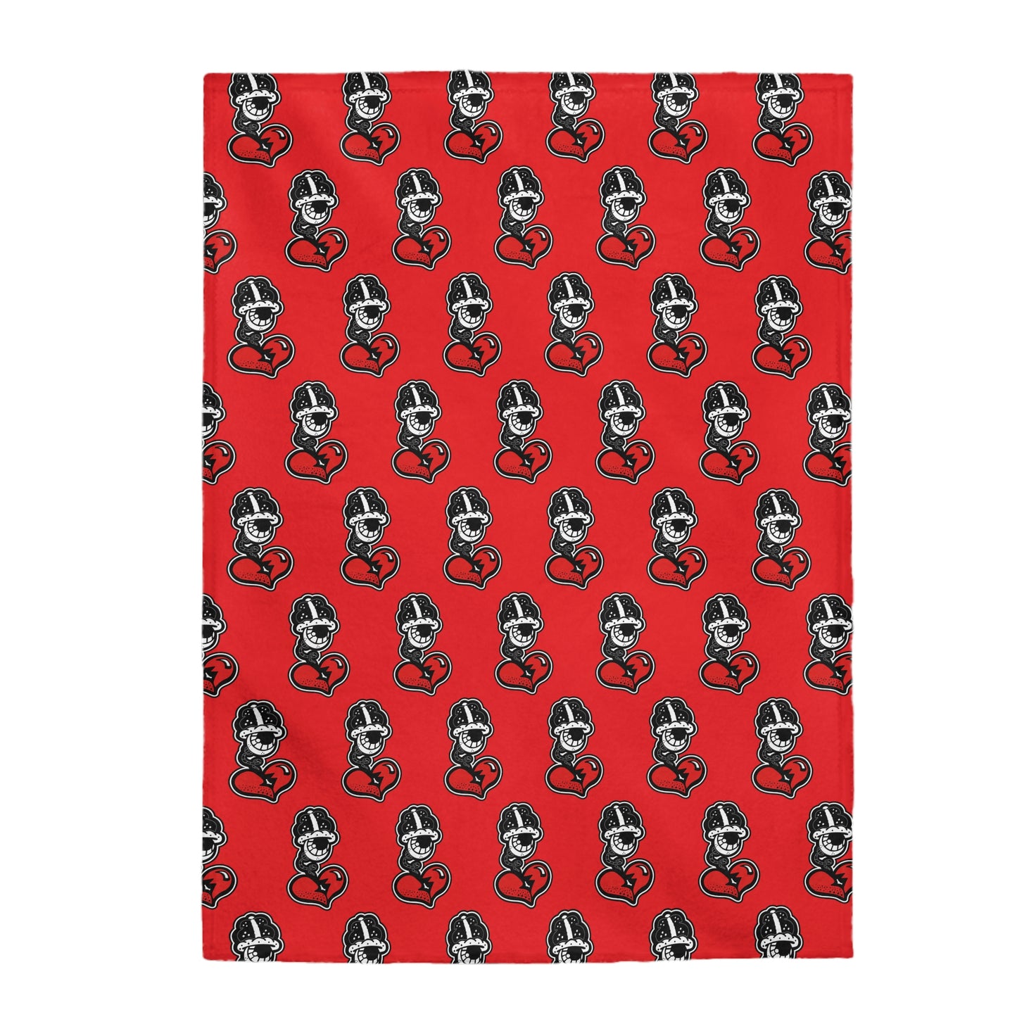 Red Velveteen Plush Blanket