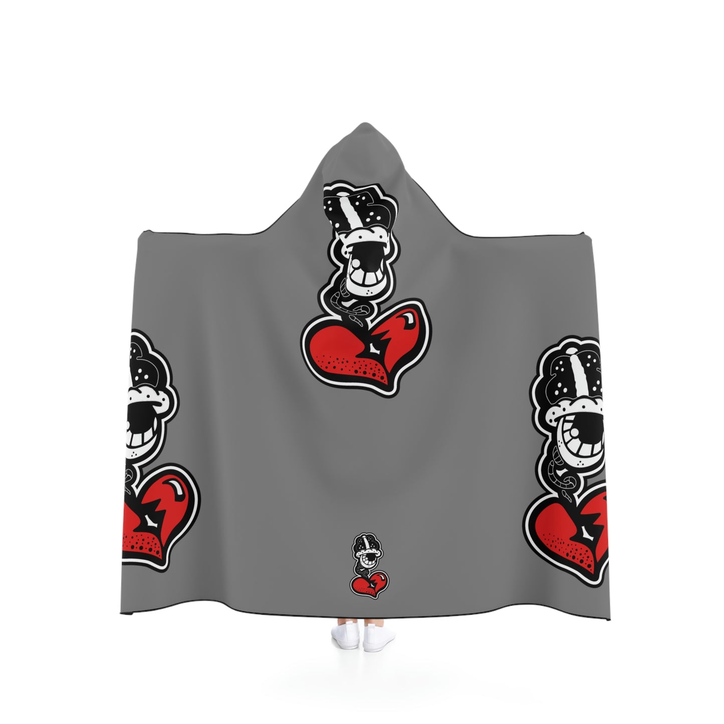 "Big Grey Drip" Hooded Blanket