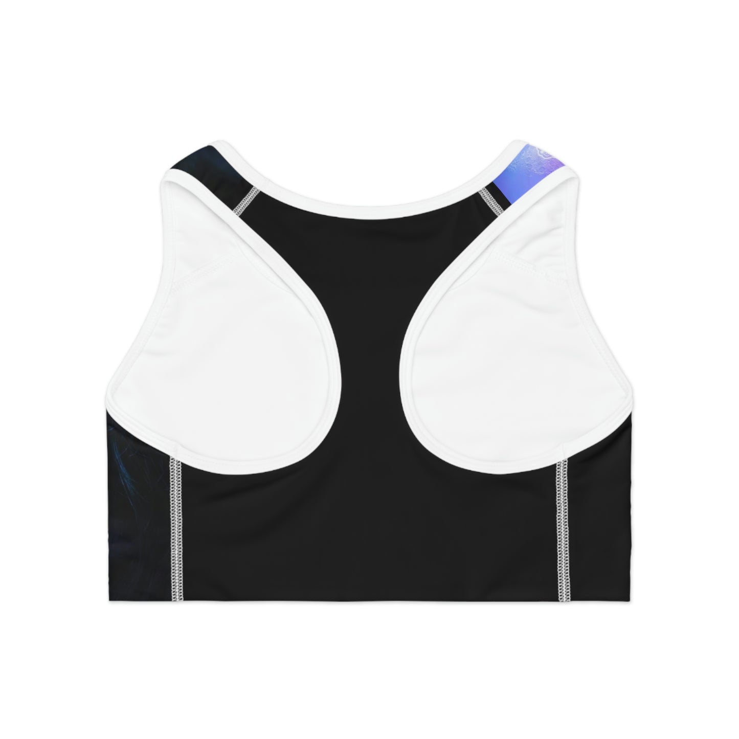 "Smoking Moon" Sports Bra (AOP)