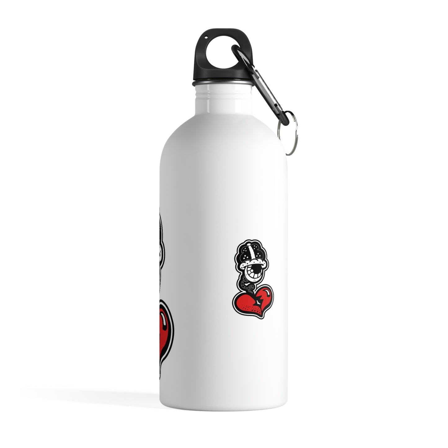 “Drippy White” Stainless Steel Water Bottle