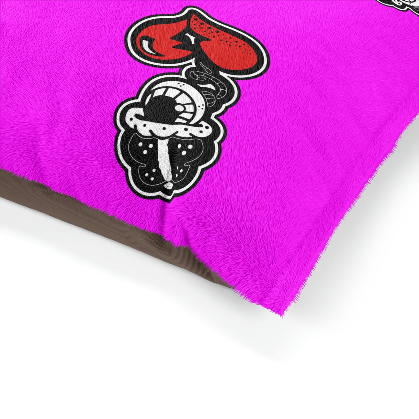 Pink Drippy Fish Pet Bed