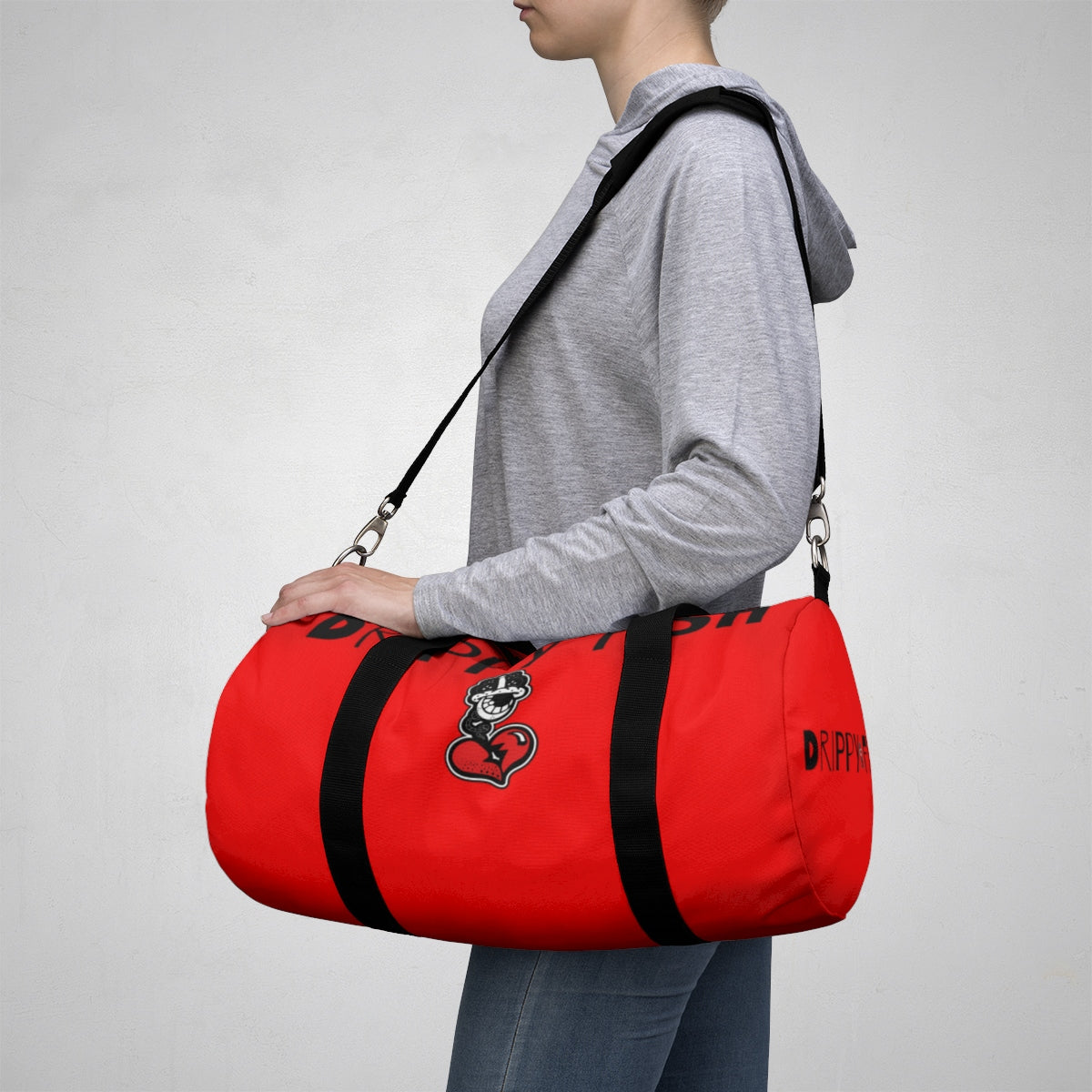 "Drippy Fish" OG Red Duffle Bag
