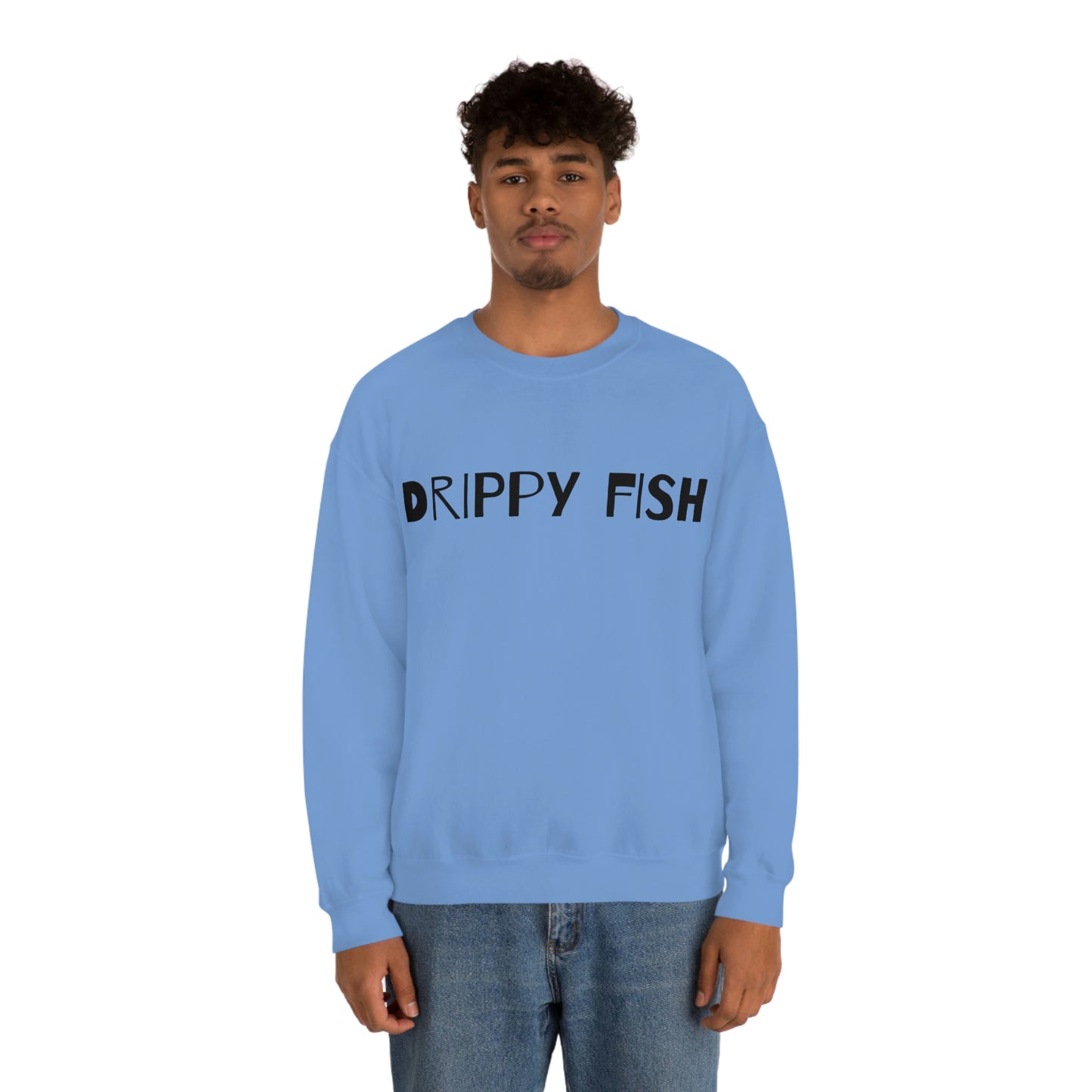 Drippy Fish™(blk lbl) Crewneck Sweatshirt