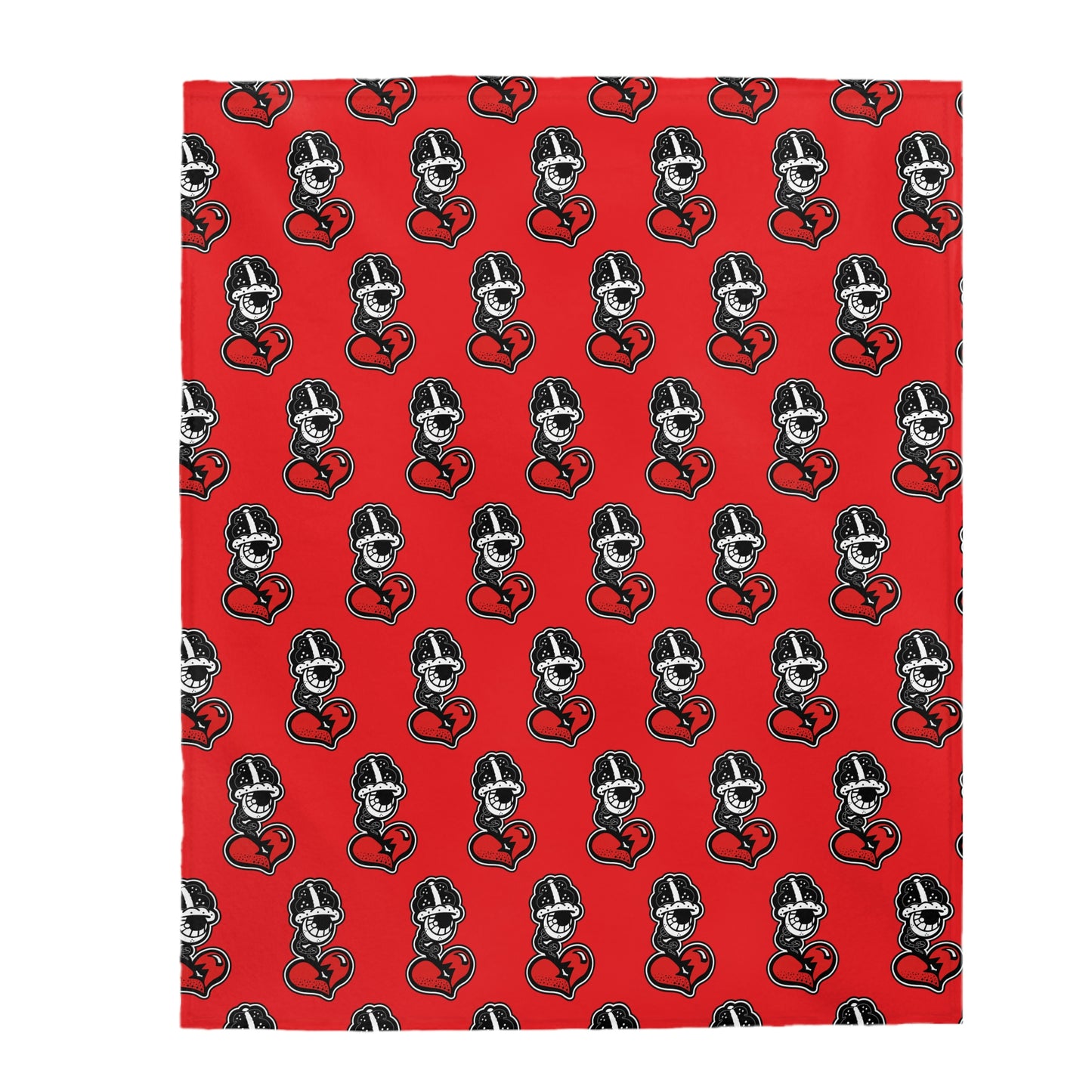 Red Velveteen Plush Blanket