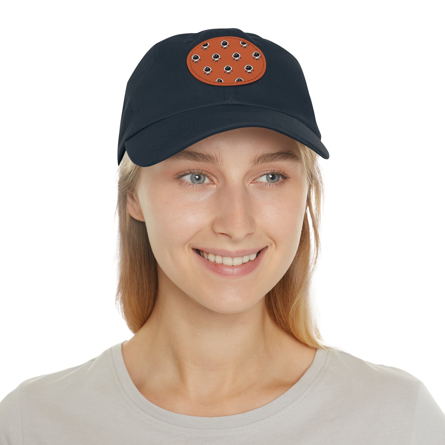 Dope Fiction Dad Hat with Leather Patch (Round)