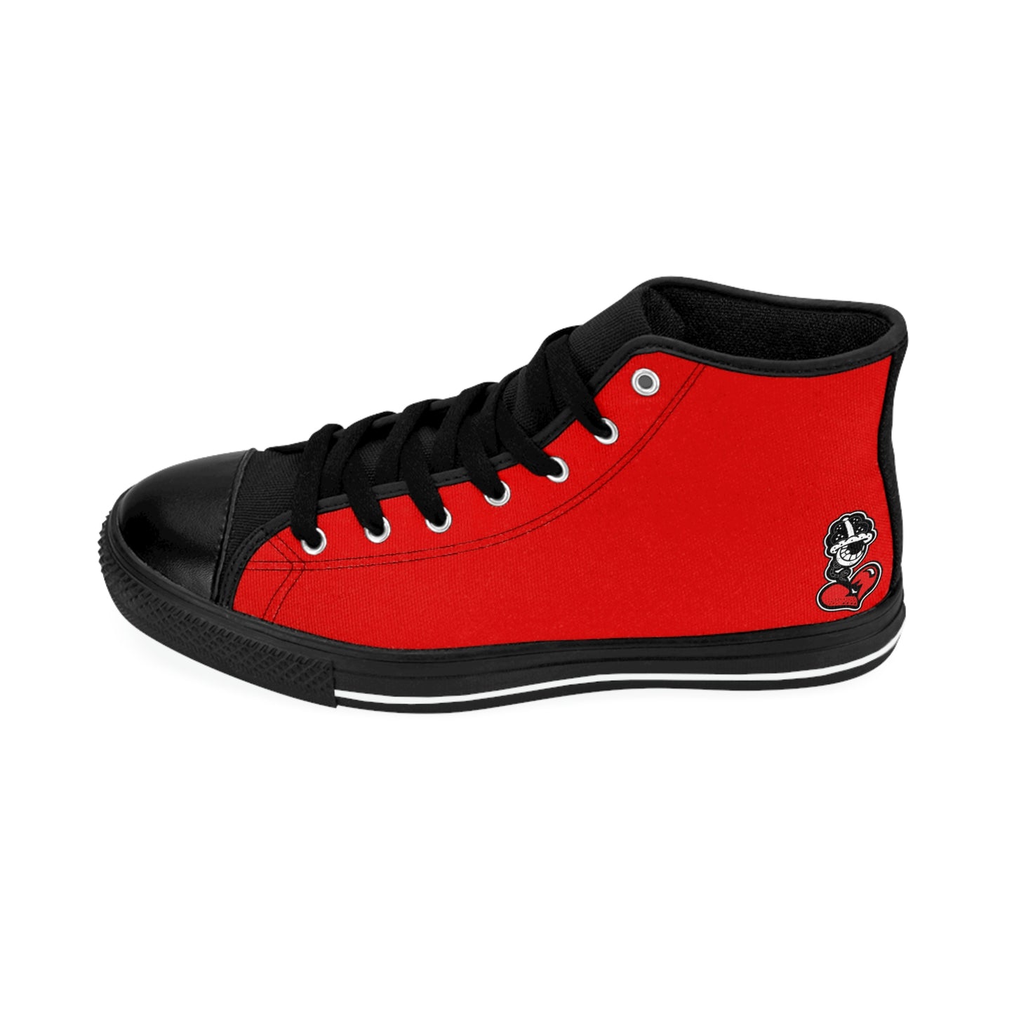 “DRIPPY RED'S" Men’s High-top Sneakers