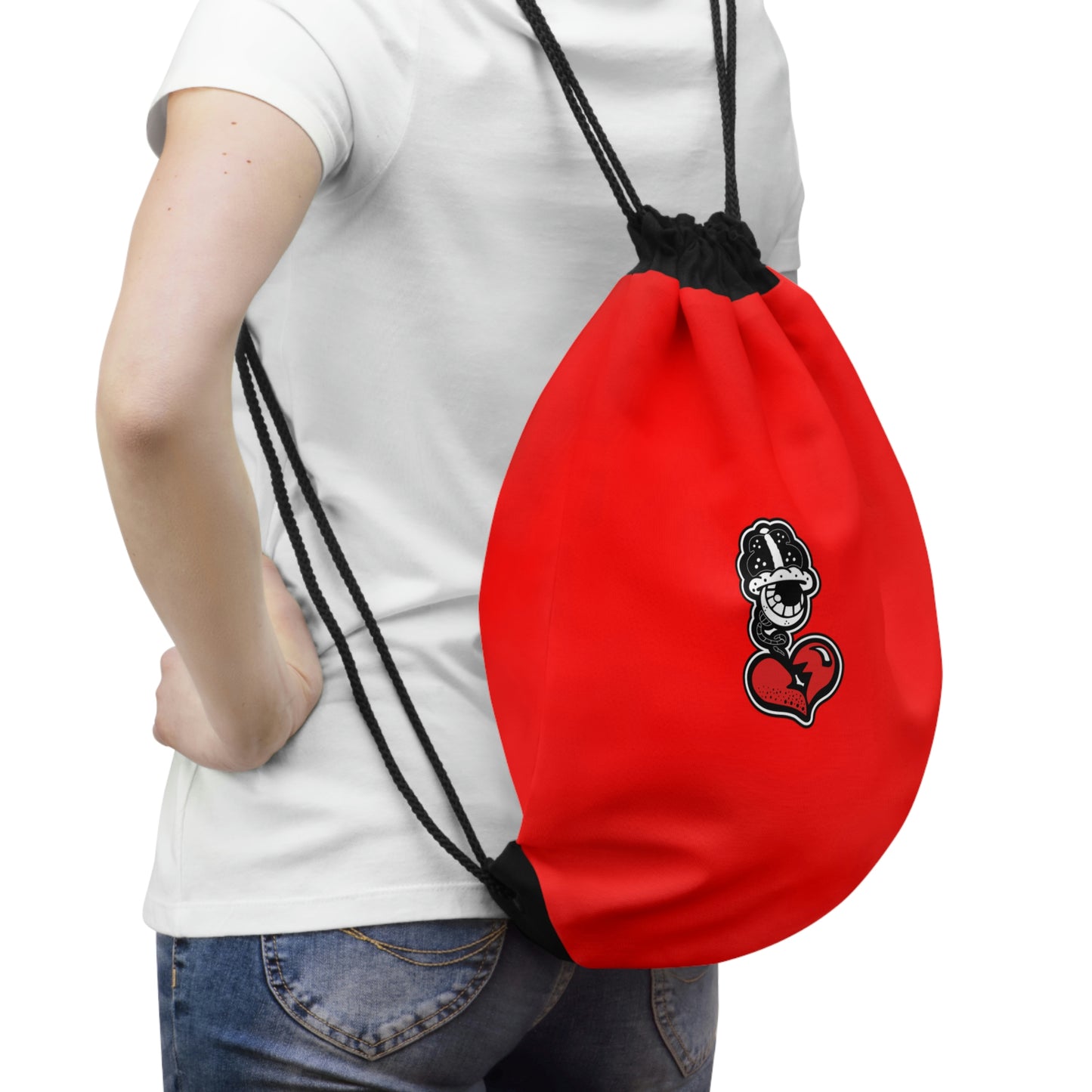 "Drippy Red" Drawstring Bag