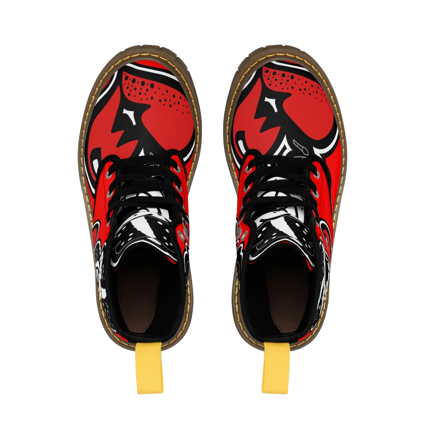 "Drippy Red" Women's Martin Boots