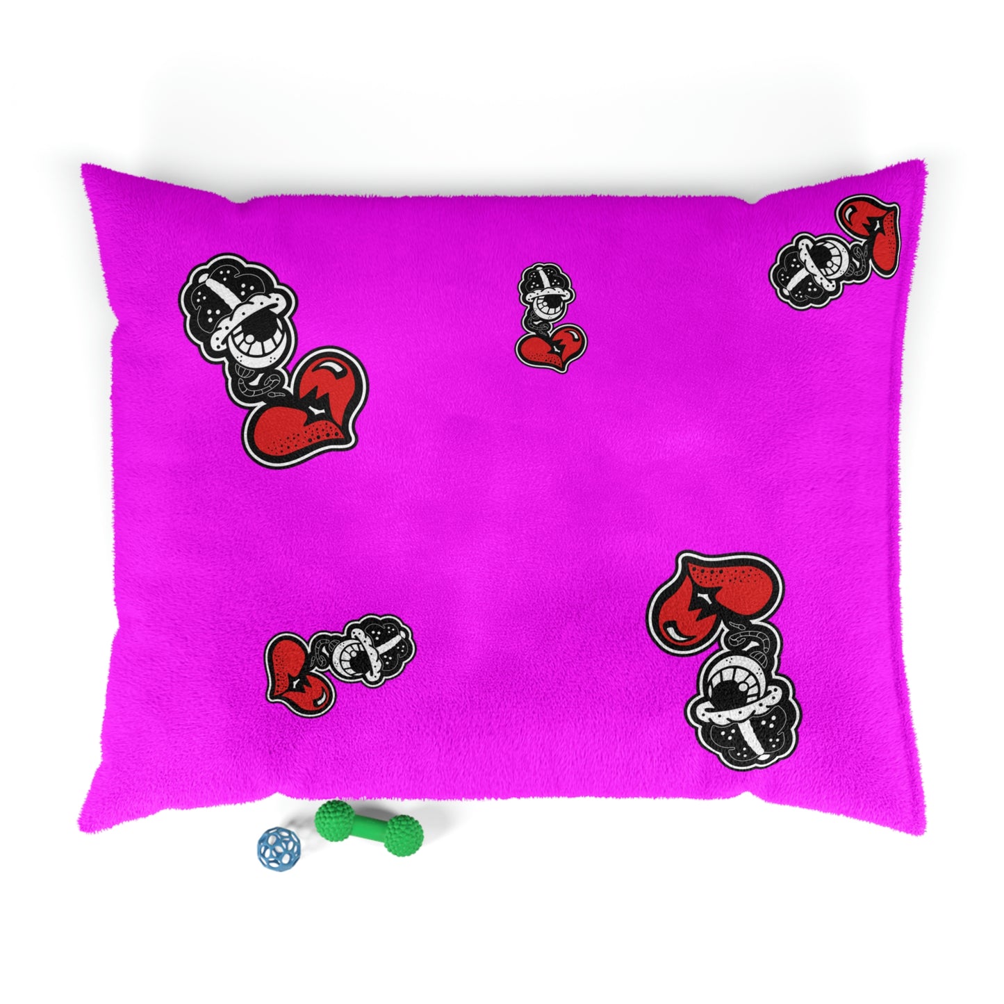 Pink Drippy Fish Pet Bed