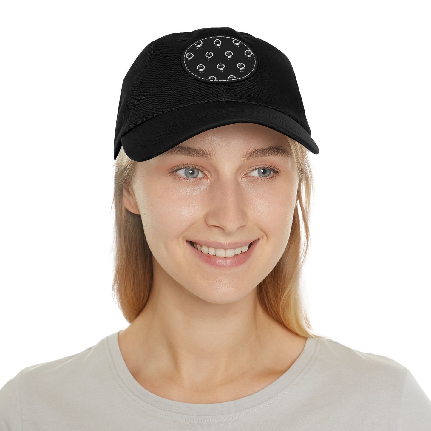 Dope Fiction Dad Hat with Leather Patch (Round)
