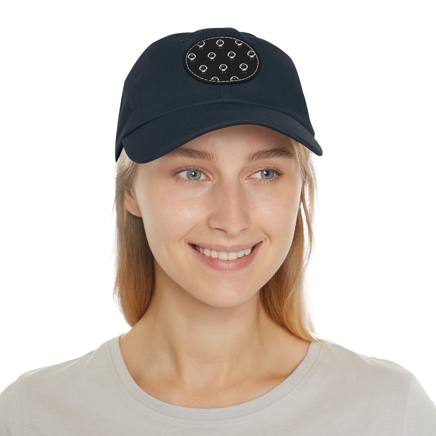 Dope Fiction Dad Hat with Leather Patch (Round)