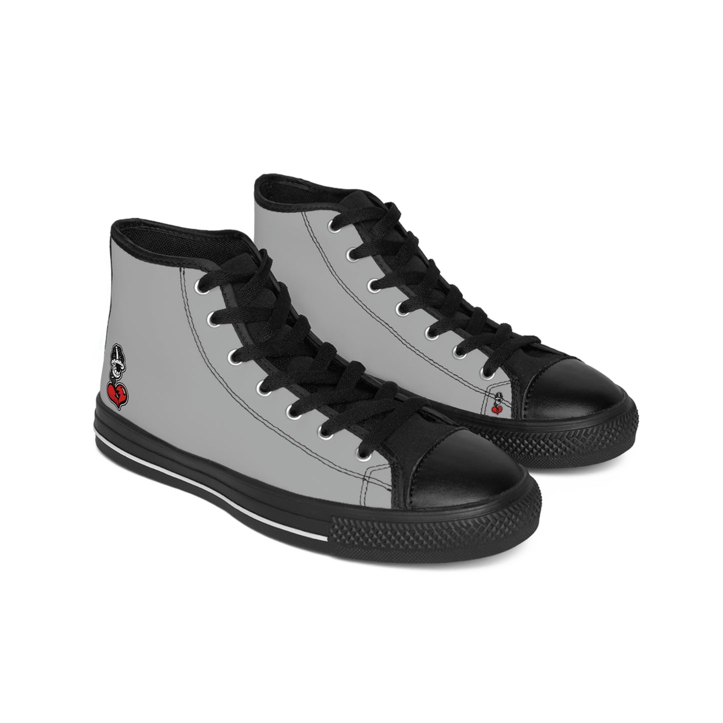 “DRIPPY GREY'S" Men’s High-top Sneakers