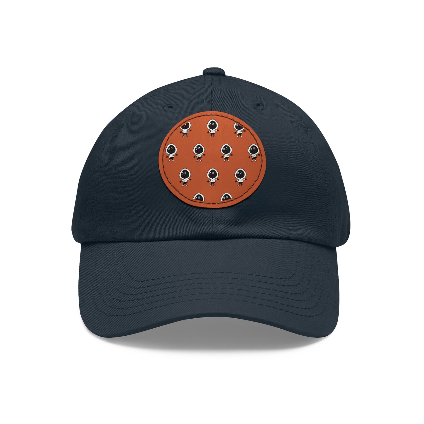 Dope Fiction Dad Hat with Leather Patch (Round)