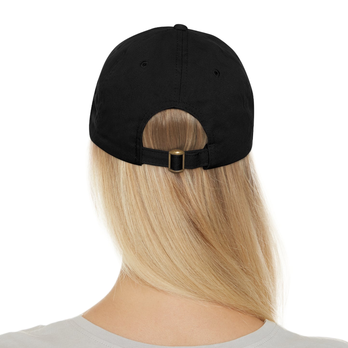 Dope Fiction Dad Hat with Leather Patch (Round)