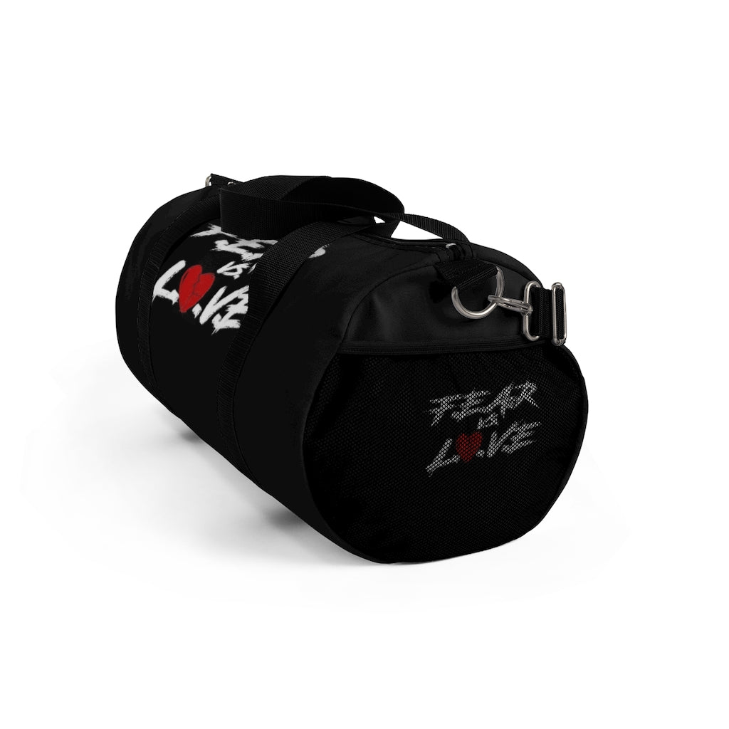 "Fear vs Love” Duffel Bag