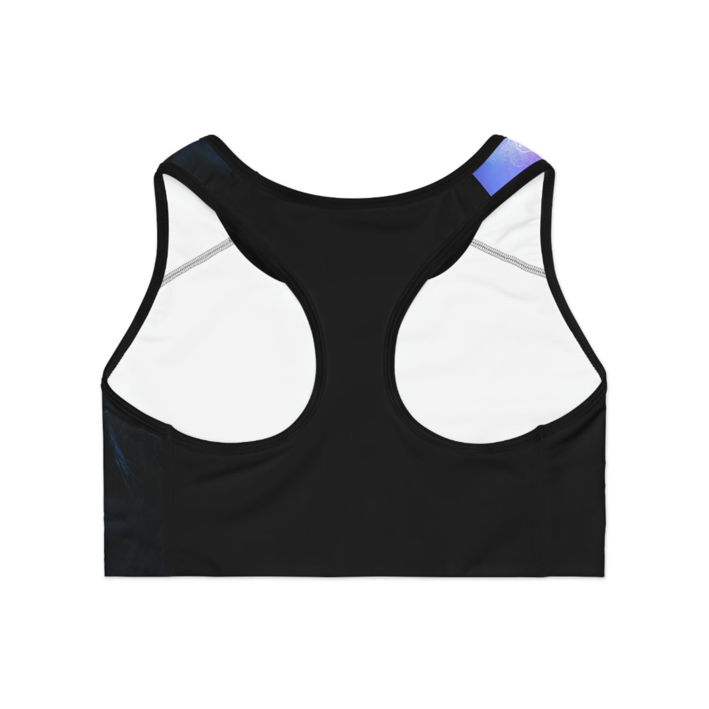 "Smoking Moon" Sports Bra (AOP)