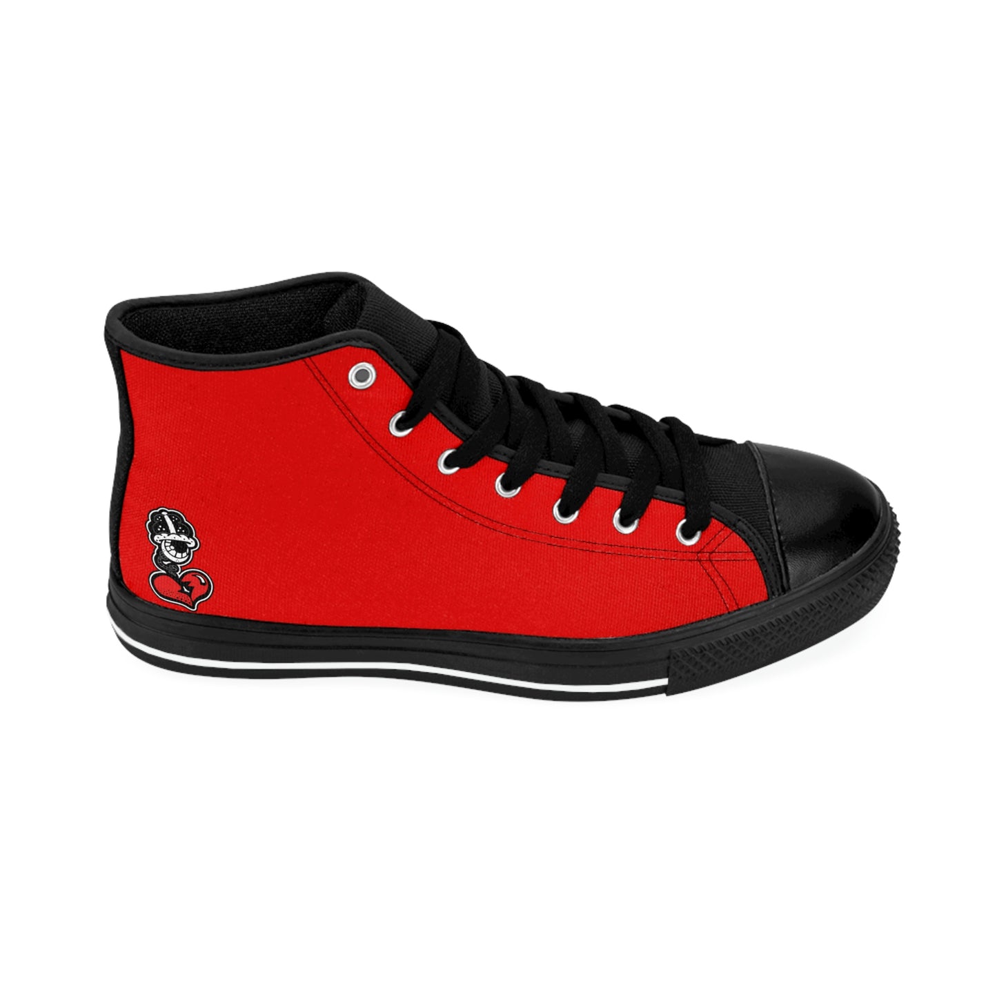 “DRIPPY RED'S" Men’s High-top Sneakers