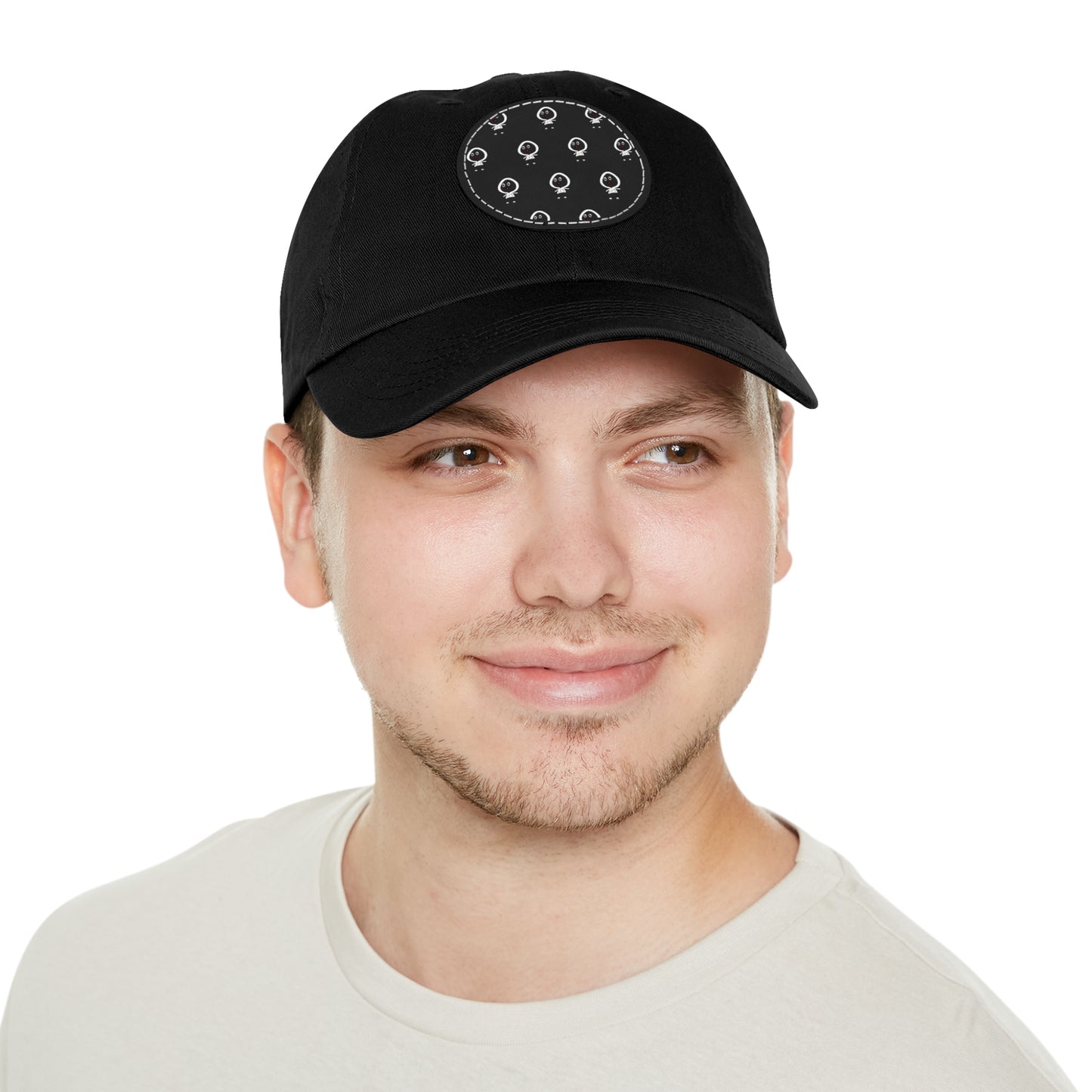 Dope Fiction Dad Hat with Leather Patch (Round)