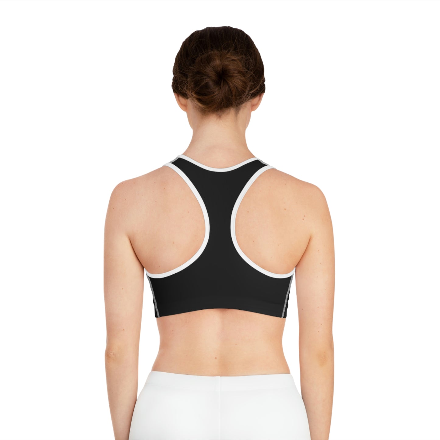 "Smoking Moon" Sports Bra (AOP)