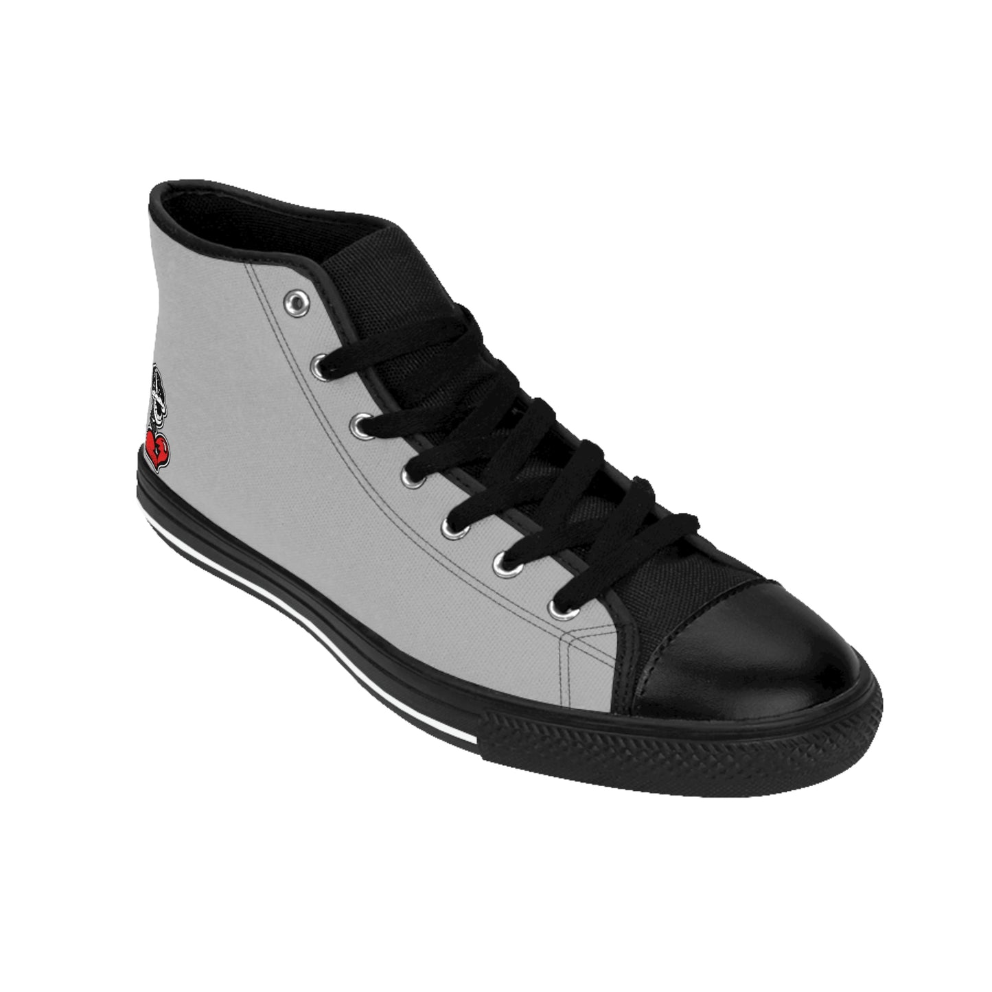 “DRIPPY GREY'S" Men’s High-top Sneakers