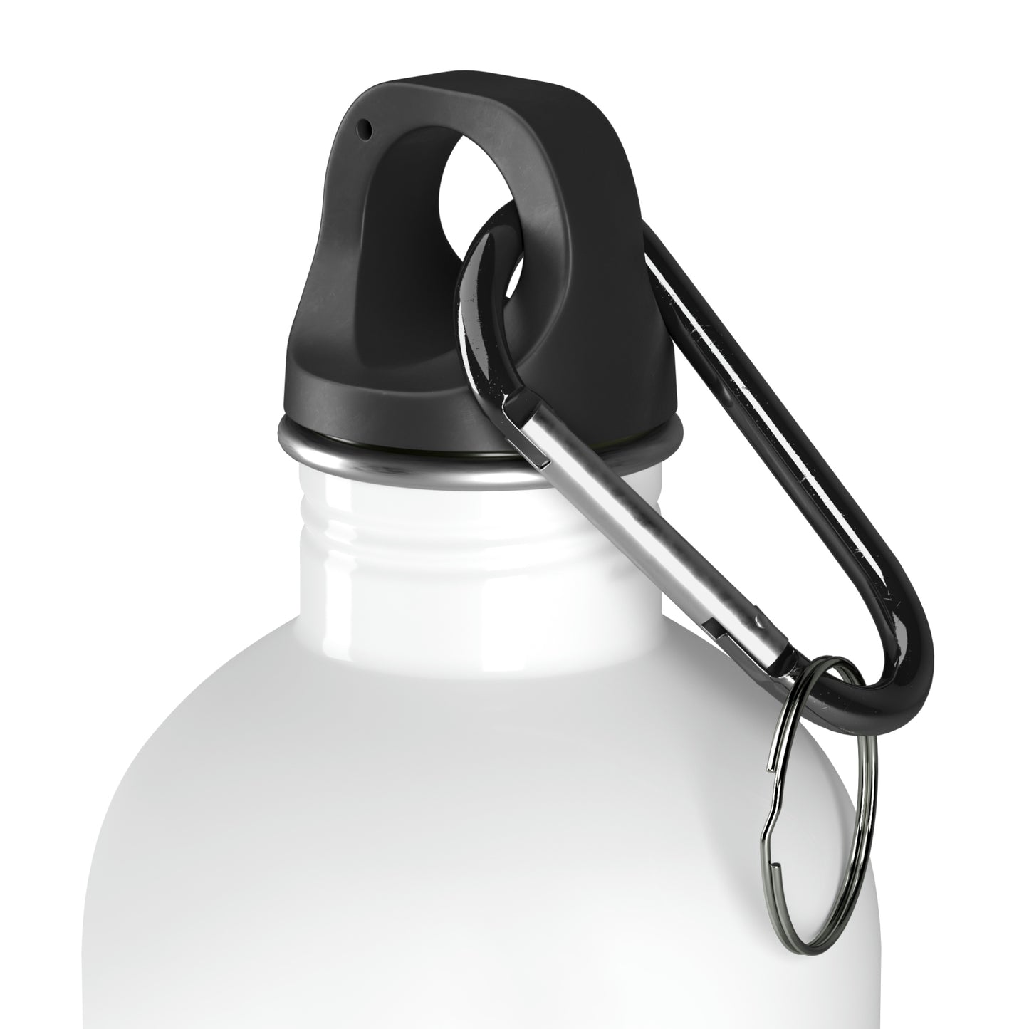 “Drippy White” Stainless Steel Water Bottle