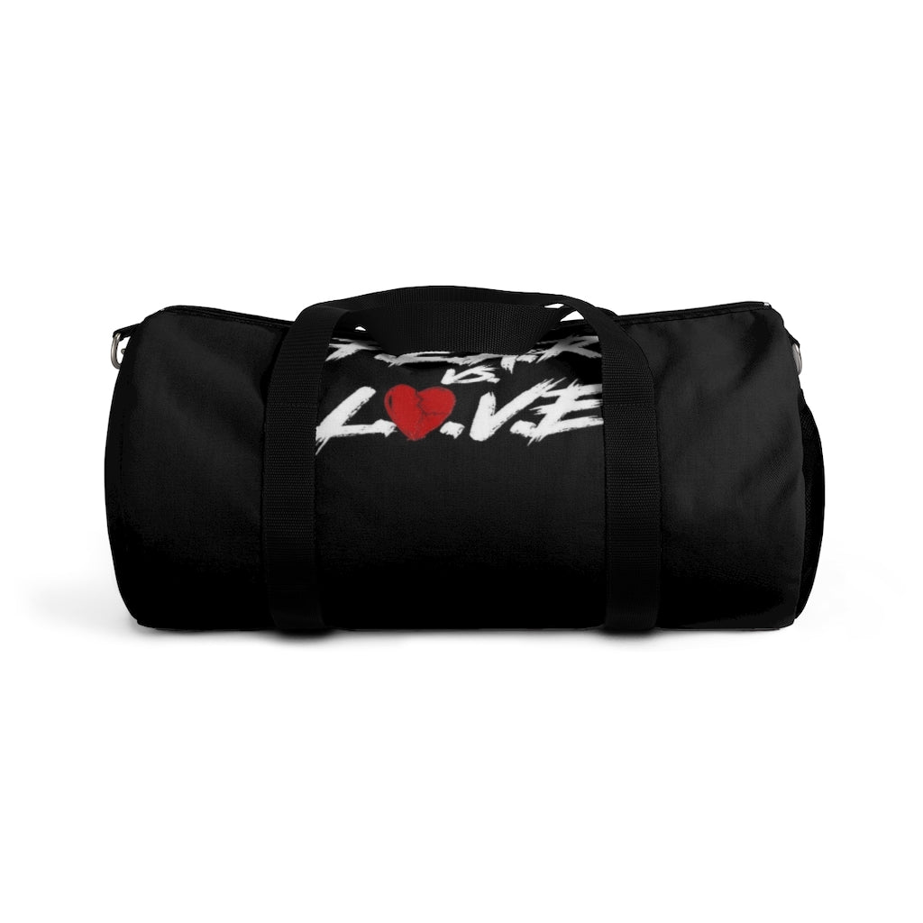 "Fear vs Love” Duffel Bag