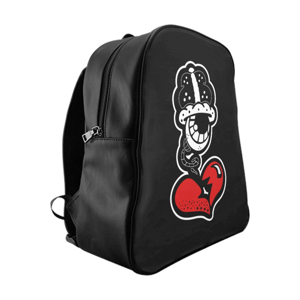 "WildeTuna” Leather School Backpack