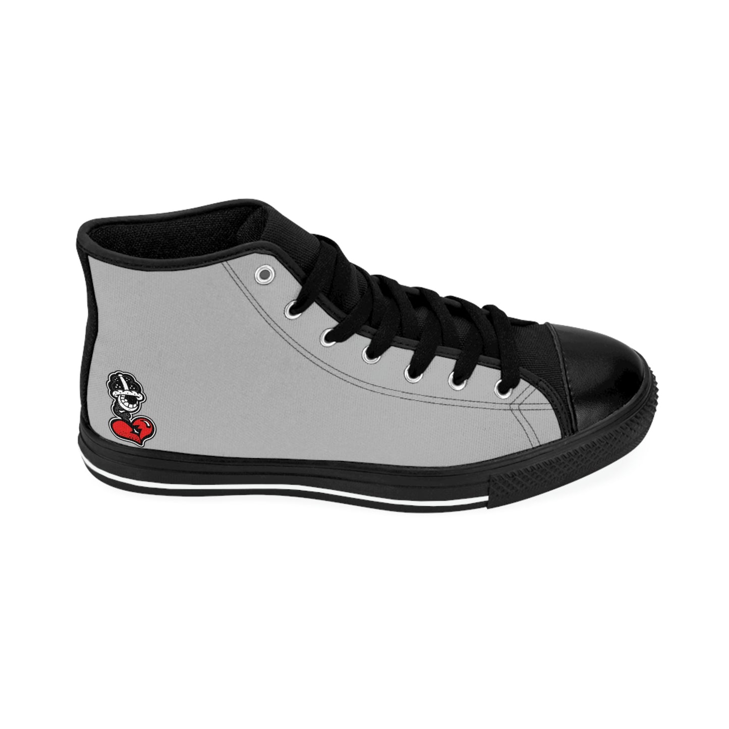 “DRIPPY GREY'S" Men’s High-top Sneakers