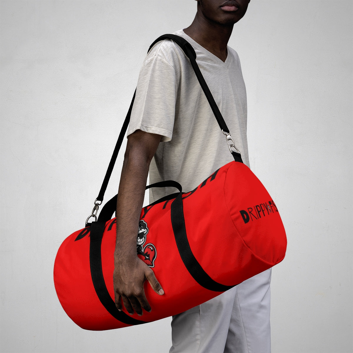 "Drippy Fish" OG Red Duffle Bag