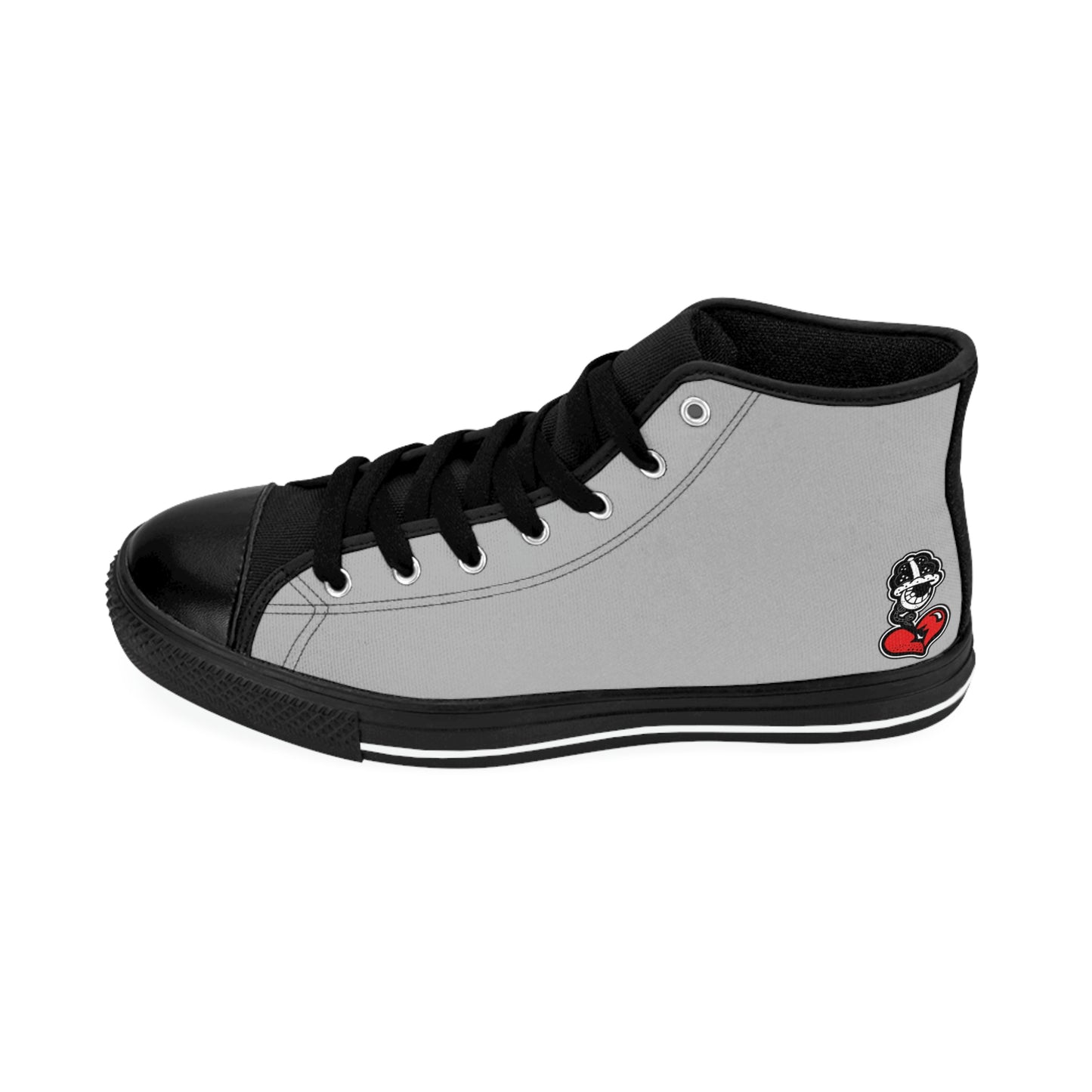 “DRIPPY GREY'S" Men’s High-top Sneakers