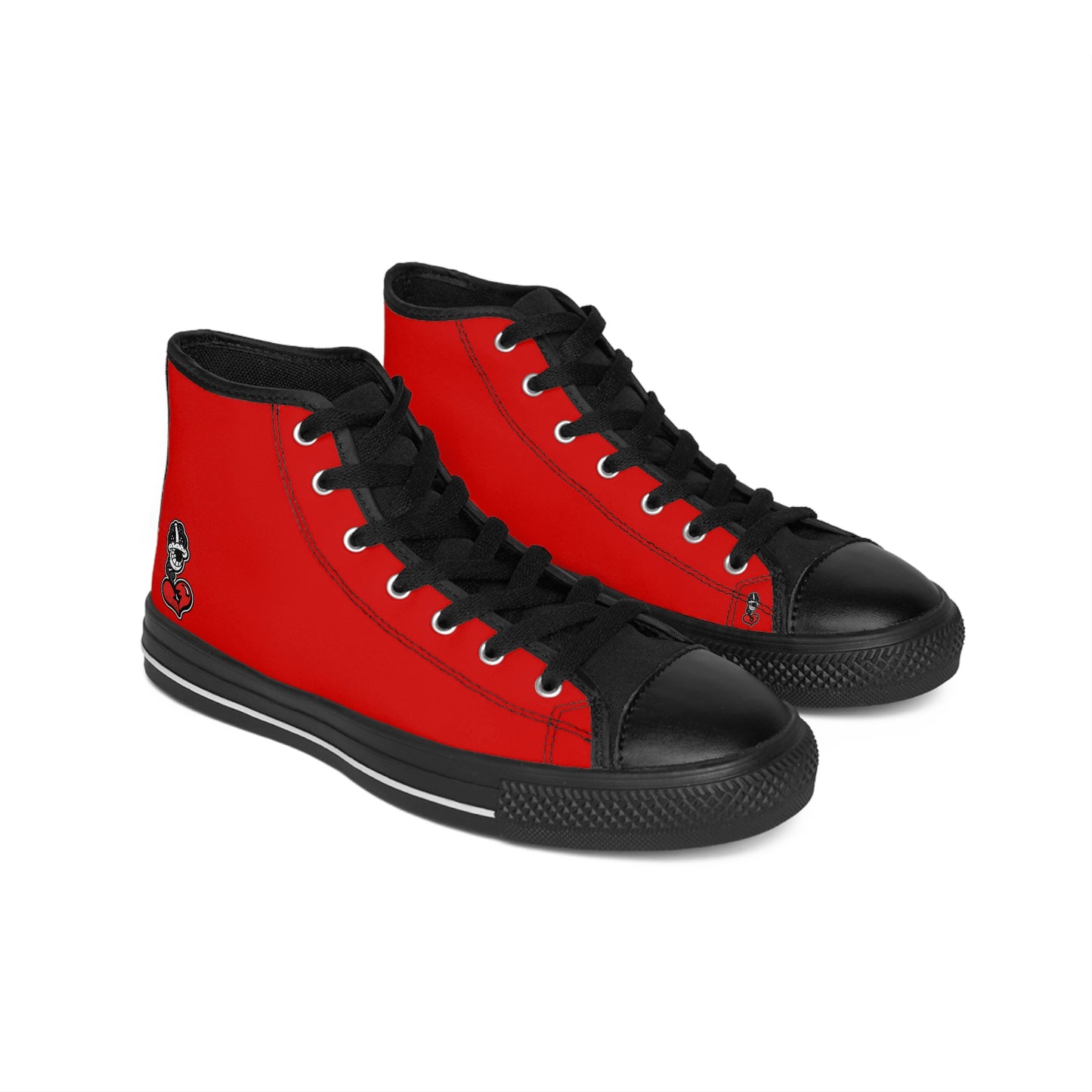 “DRIPPY RED'S" Men’s High-top Sneakers