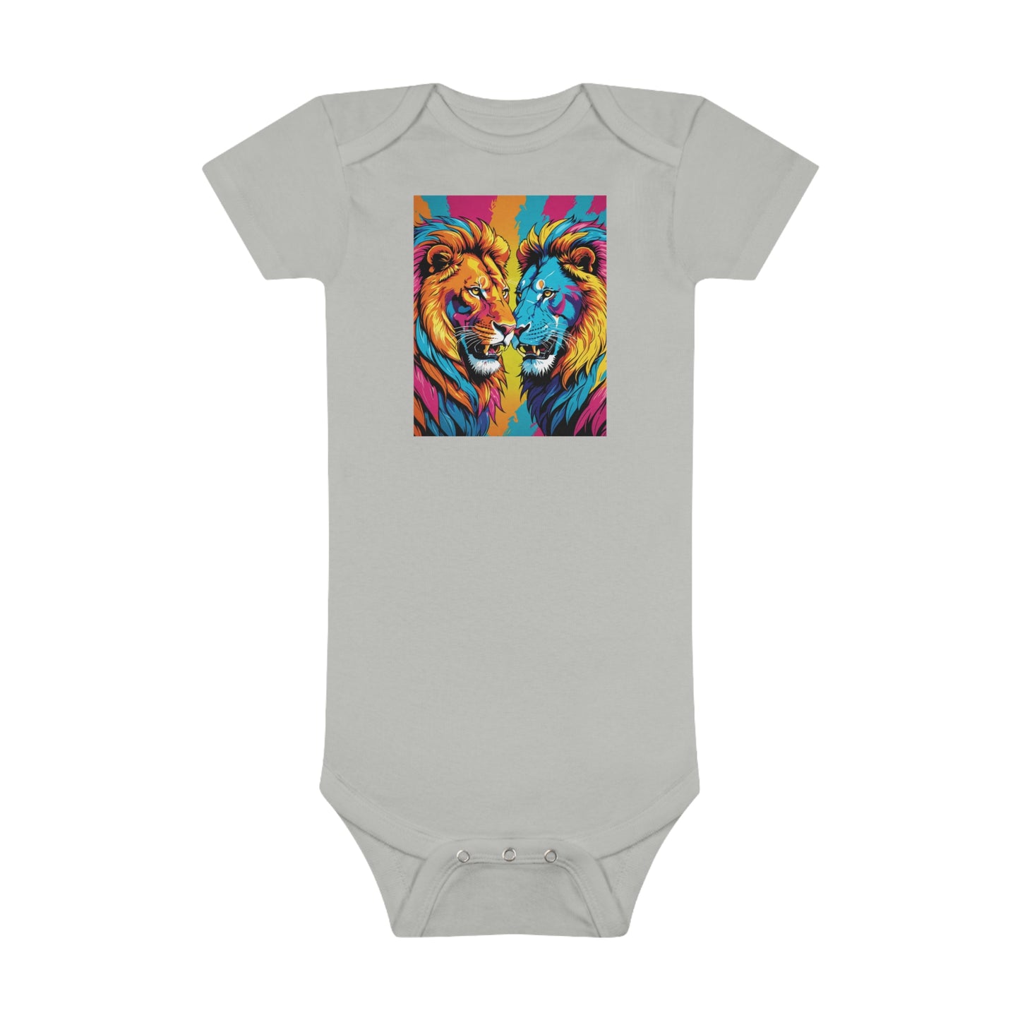 "Twin Leo" Baby Short Sleeve Onesie®