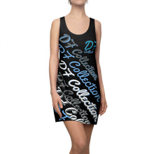 Load image into Gallery viewer, &quot;DF COLLECTION&quot; Black Women&#39;s Cut &amp; Sew Racerback Dress