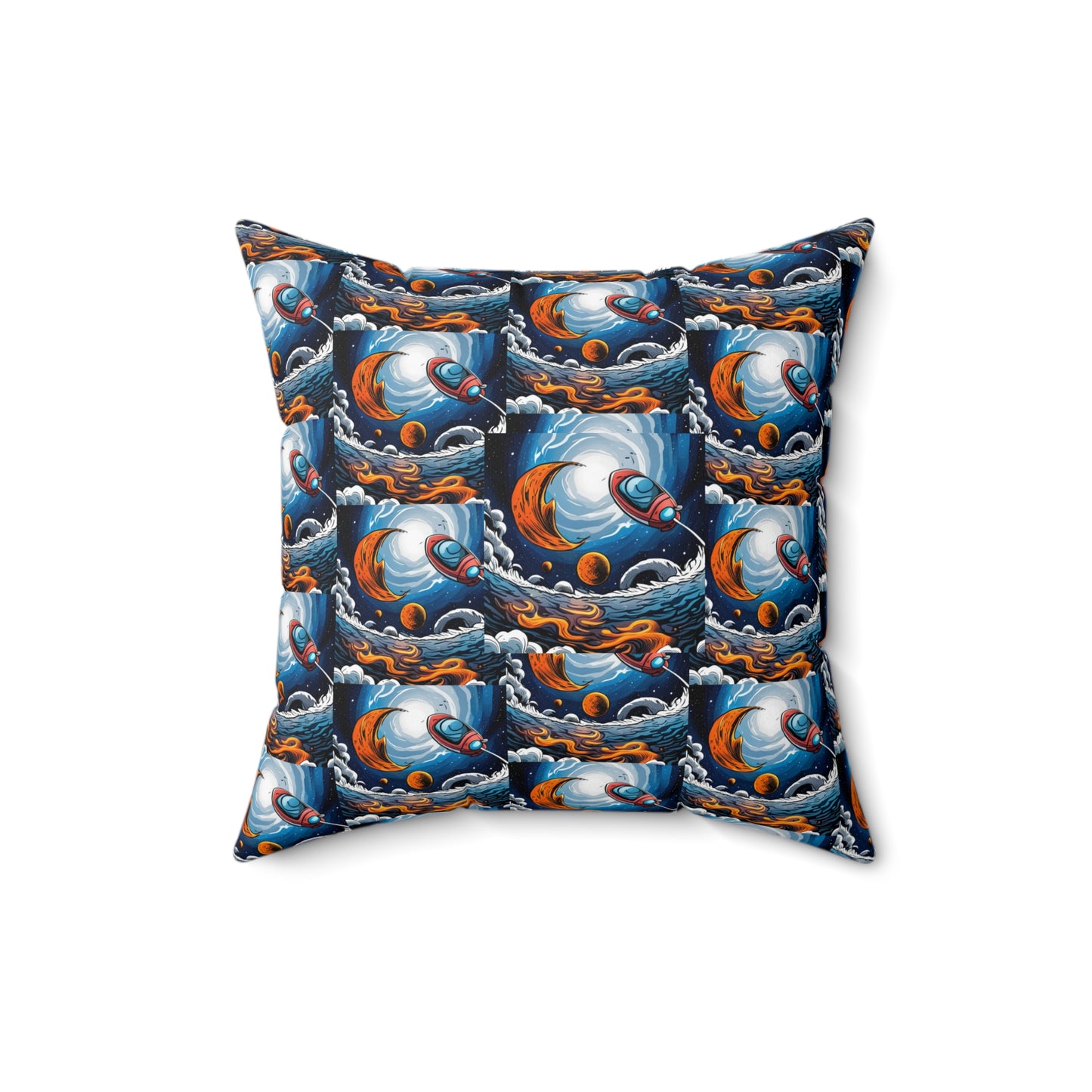 "Inner Stellar" DF Collection Spun Polyester Square Pillow