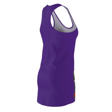 Load image into Gallery viewer, “DRIZZLE” 80&#39;S PURP Women&#39;s Cut &amp; Sew Racerback Dress