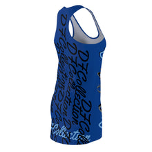 Load image into Gallery viewer, &quot;DF COLLECTION&quot; BLU Women&#39;s Cut &amp; Sew Racerback Dress