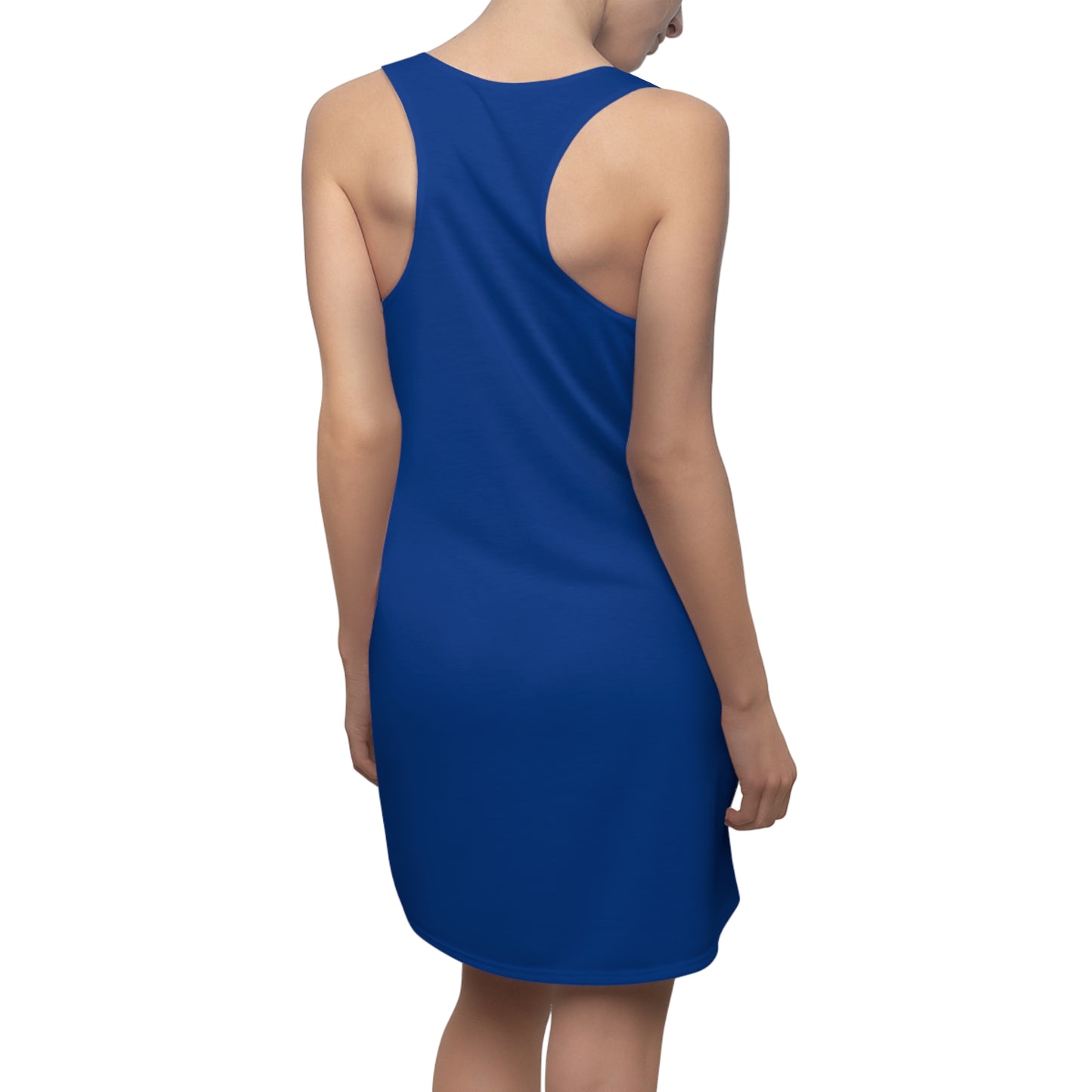 “DRIZZLE” bLU Women's Cut & Sew Racerback Dress