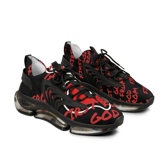 Wilde Ones "First From God" Black Men's Sneakers
