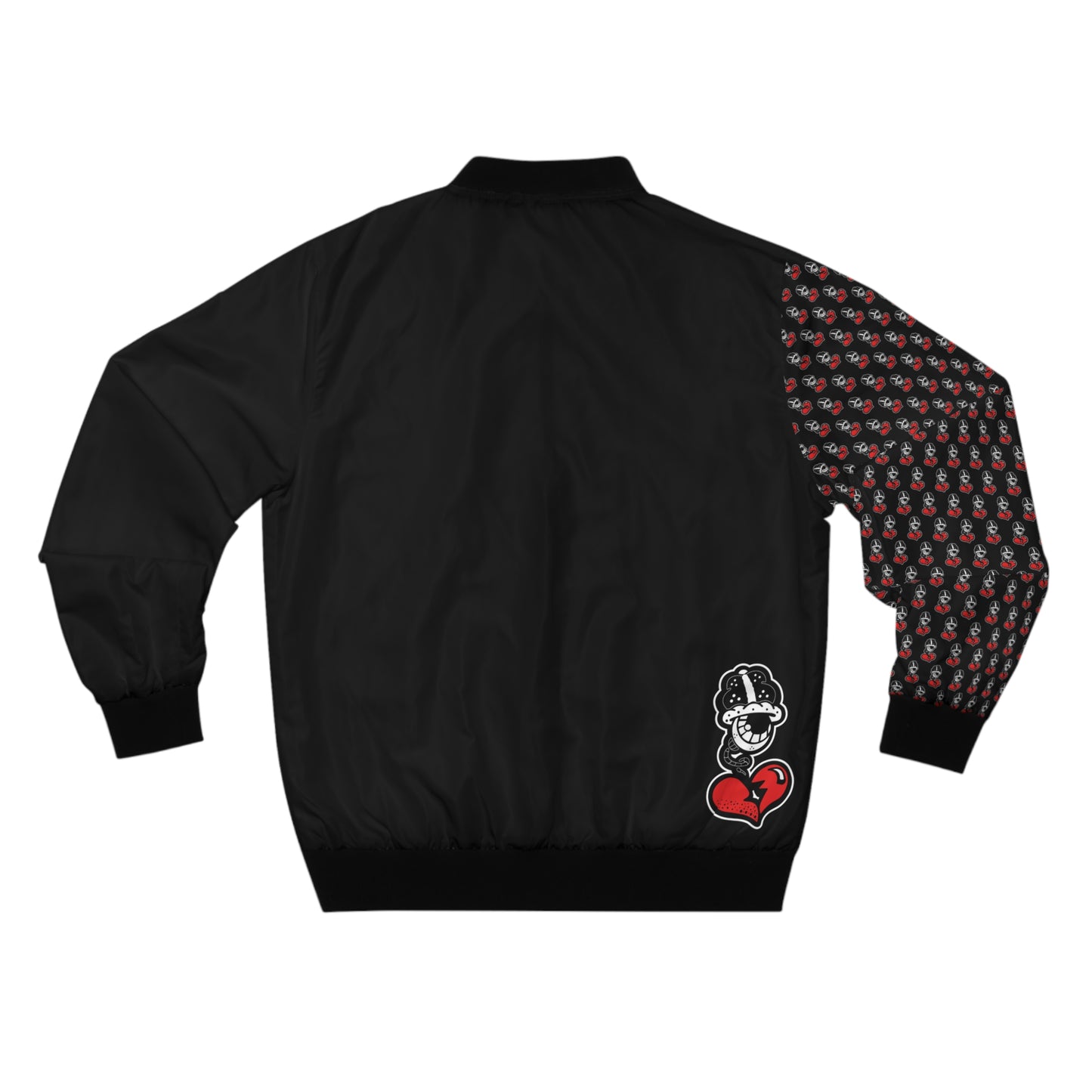 PAR 4 "BLK/RED" Men's Bomber Jacket (AOP)