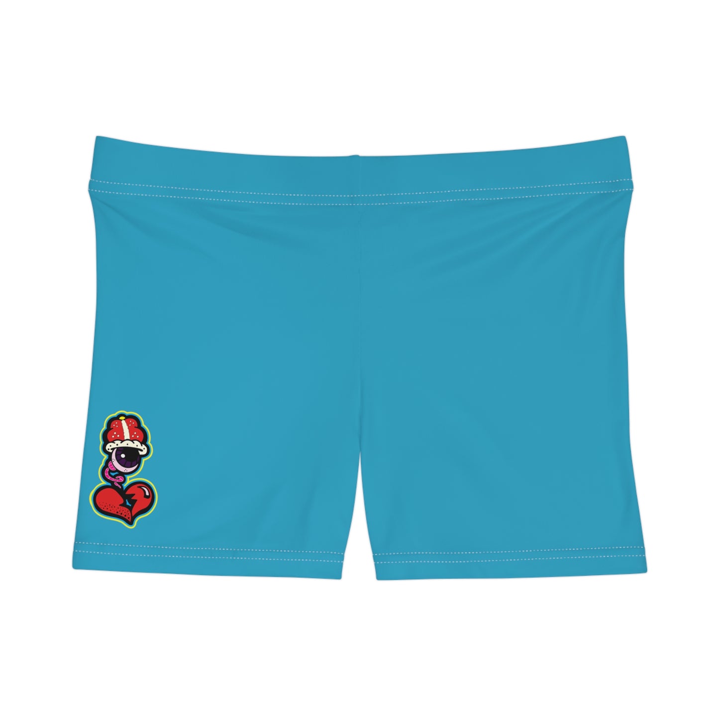 DF Collection Women's Tropic Blue Shorts (AOP)