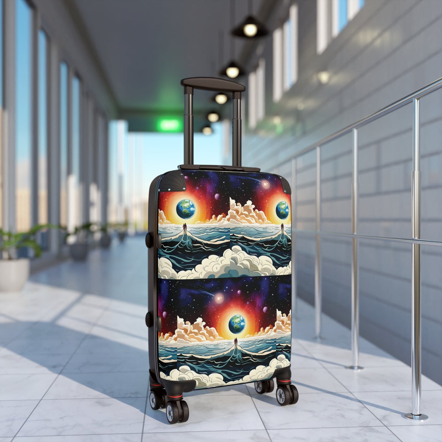 "Atoms Evening" DF Collection Suitcase