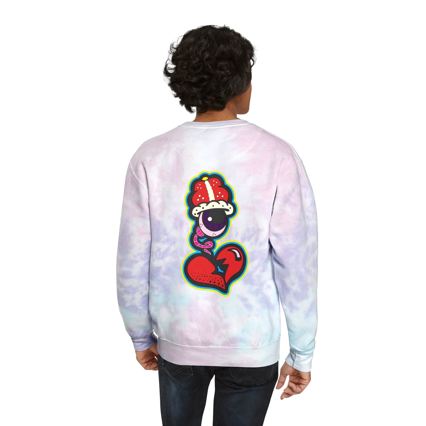 DF Collection Retro Unisex Tie-Dye Sweatshirt